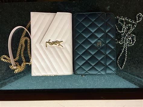 chanel vs ysl|chanel or ysl wallet.